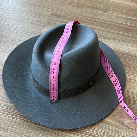 Rag & Bone ZOE FEDORA gray multi made in Spain size small  display picture 1